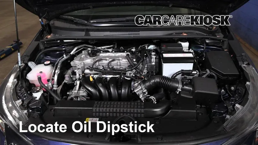 2021 Toyota Corolla LE 1.8L 4 Cyl. Oil Check Oil Level